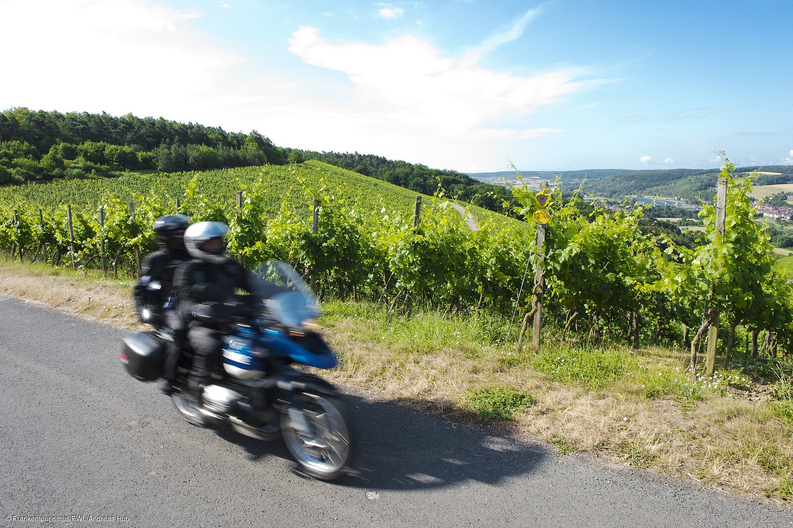 Mit dem Motorrad durch das Fränkische Weinland
