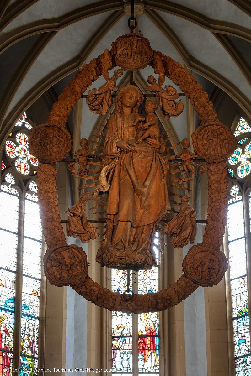 Wallfahrtskirche Maria im Weingarten mit Madonna im Rosenkranz